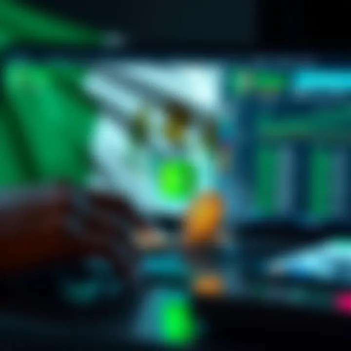 Secure transaction concept with digital security icons and Nigerian flag background