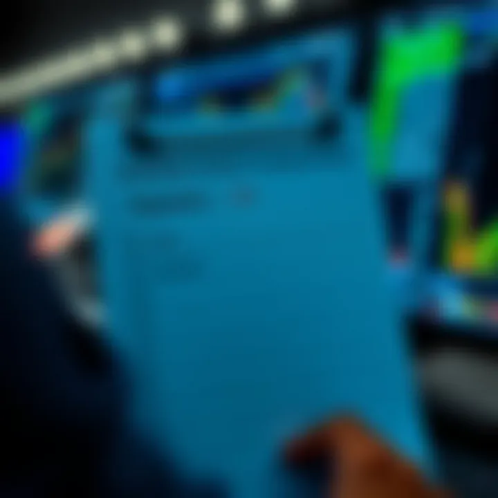 Visual representation of a checklist highlighting key factors like regulation, fees, and customer service