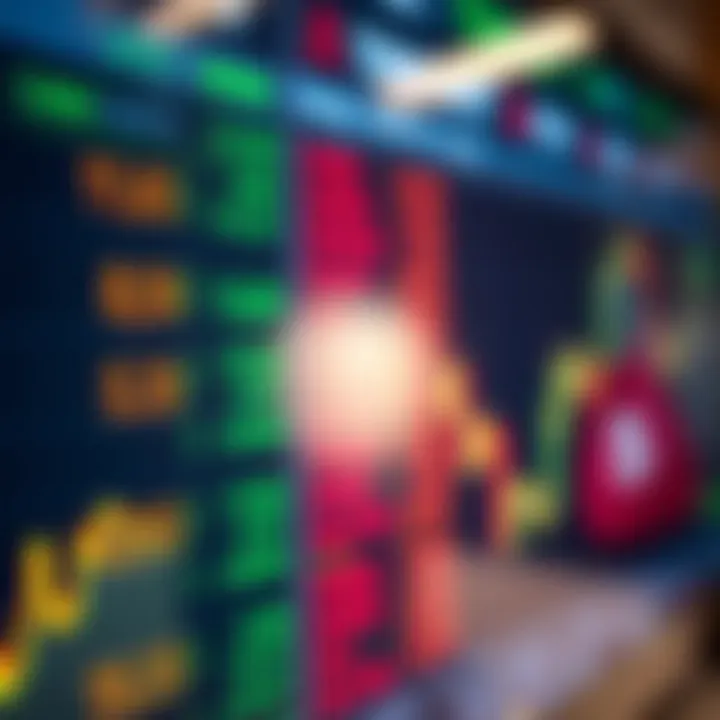 Currency exchange rates displayed on a digital trading platform screen