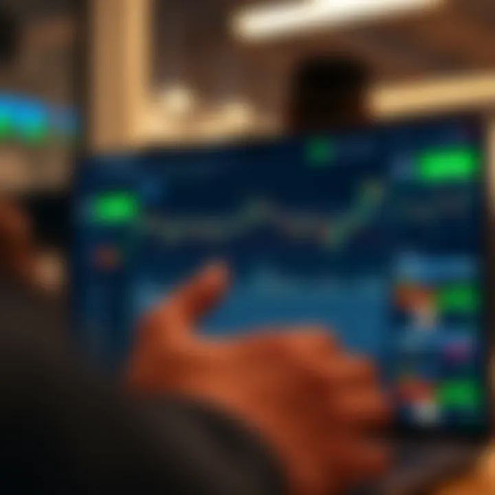 TradingView platform interface showcasing market watchlist and community trading ideas