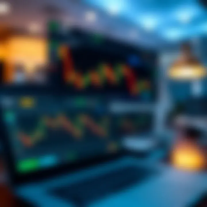 Deriv trading platform interface connected with TradingView for binary options trading