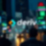 Deriv logo integrated with Nigerian market elements illustrating brand identity and impact on local trading community