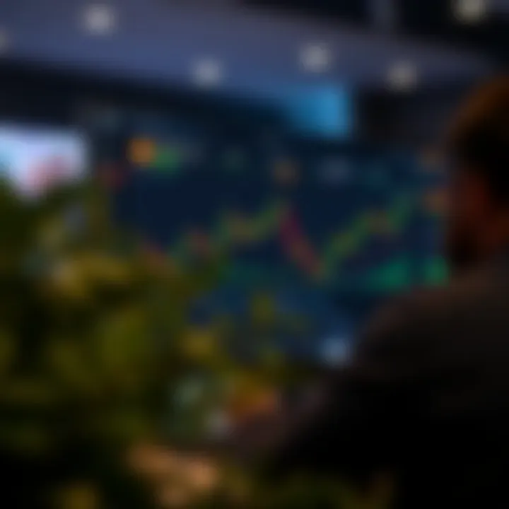 Screen displaying the Expert Option online trading platform interface with graphs and trading options