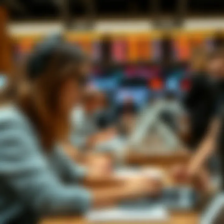 Instagram feed showcasing active binary forex trading discussions and educational content