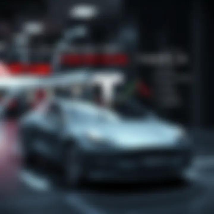 Key Factors Affecting Tesla's Stock Valuation Visual representation of factors impacting Tesla's valuation including financial data and external influences