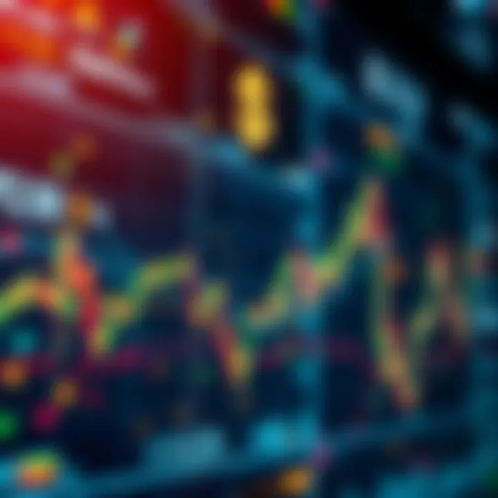 Global digital trading network with financial charts and currency symbols