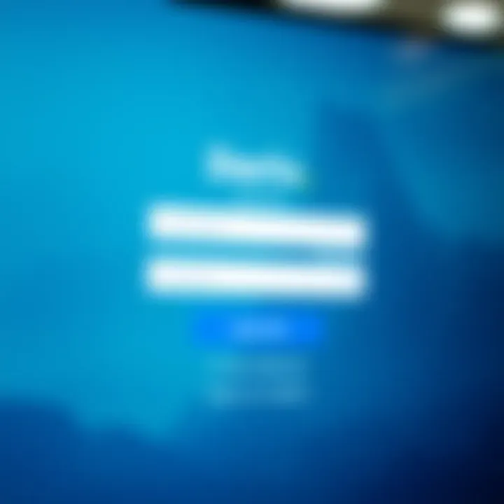 Screenshot showing the Deriv login page with input fields for username and password and a secure login button