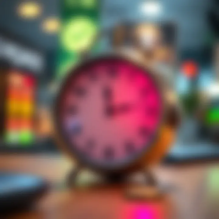 Optimal Trading Hours for EUR/USD in Nigerian Market Clock highlighting peak trading hours suitable for EUR/USD trades from Nigeria