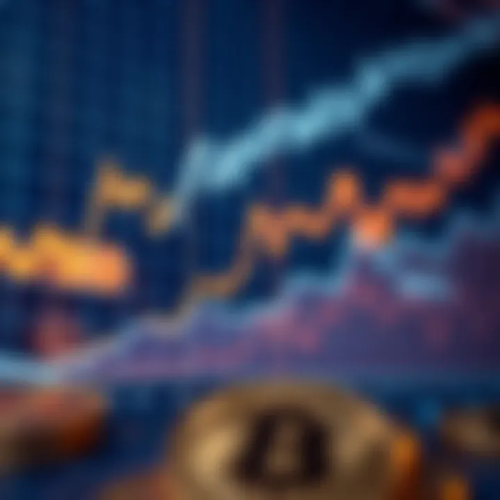 Graph displaying rising trends in Nigerian cryptocurrency market