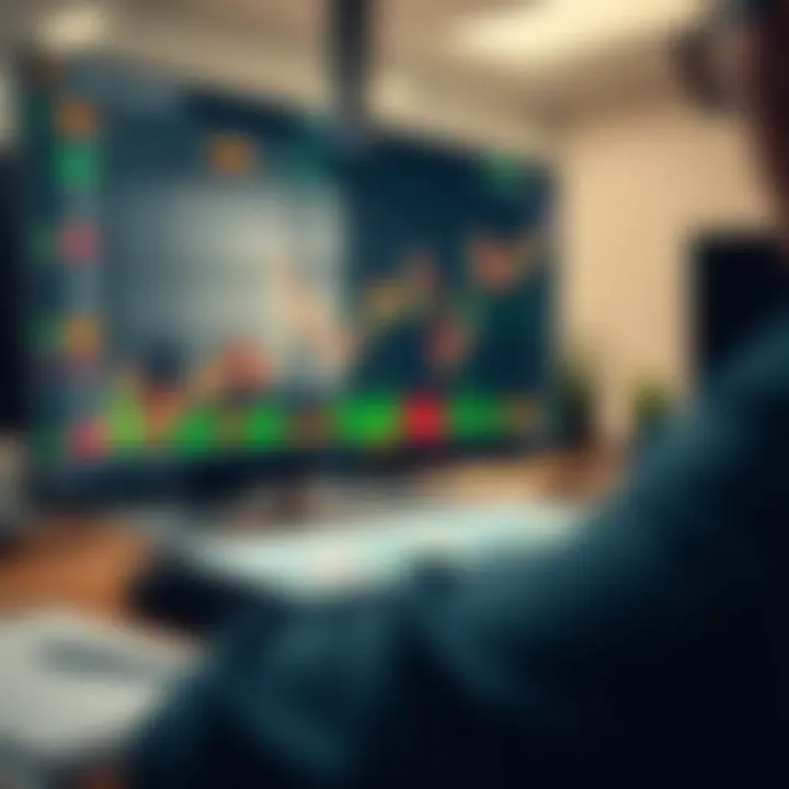 Chart showing margin requirement calculation and risk management strategies in forex trading environment