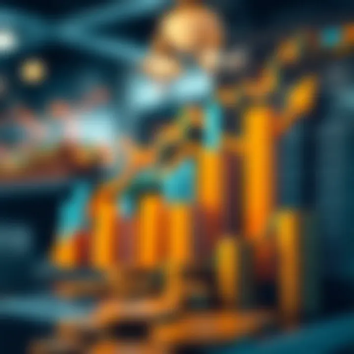 Maximizing Trading Benefits Using Bonus Offers Graphical representation of trading benefits and bonus usage with upward trend charts and financial icons