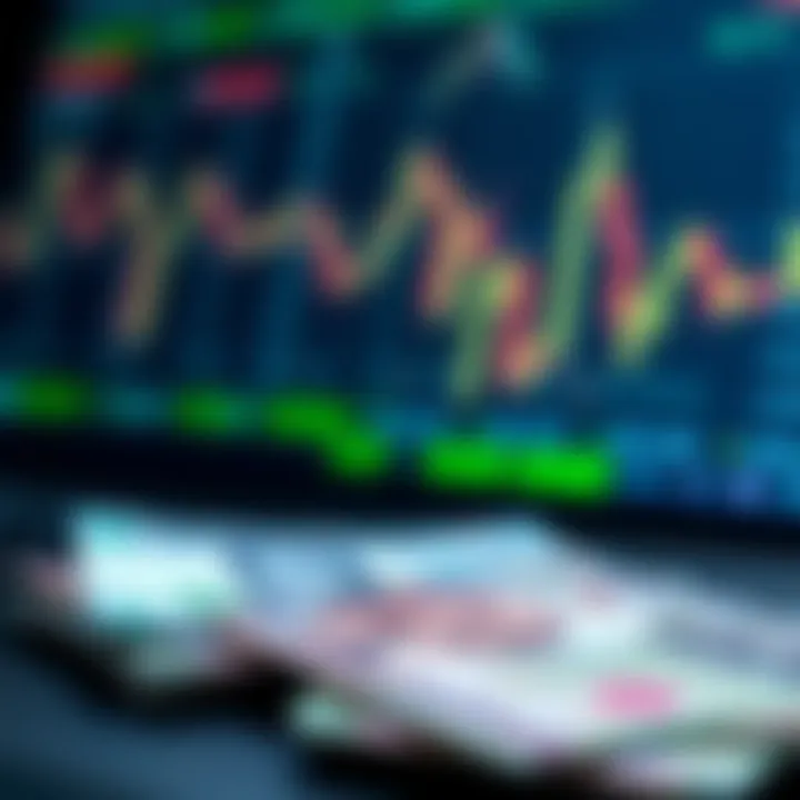 Illustration showing financial symbols and Nigerian currency representing online trading deposits