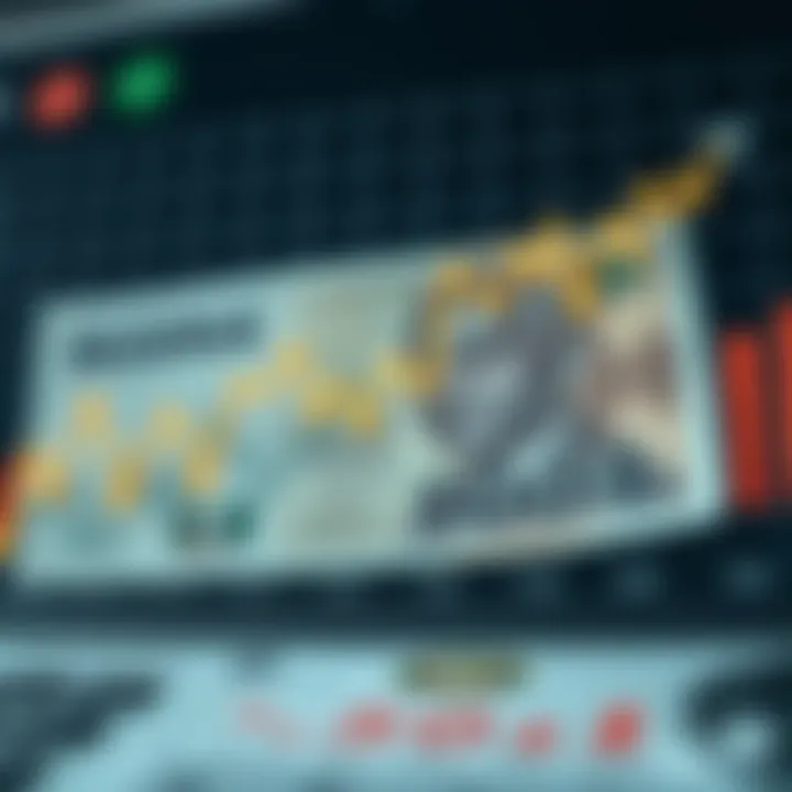 Graph showing fluctuations in the Nigerian Naira exchange rate over time with economic indicators