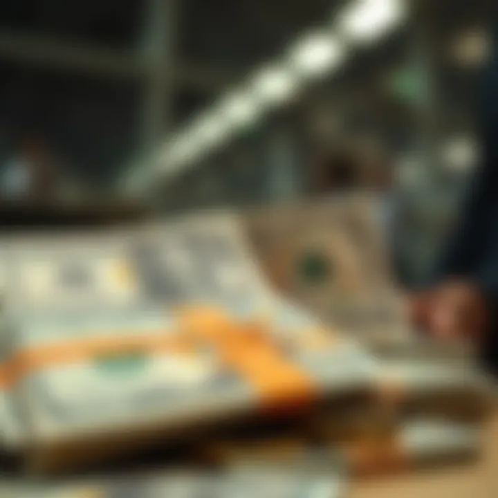 Representation of government policy impacts and international market forces on Nigeria's currency exchange