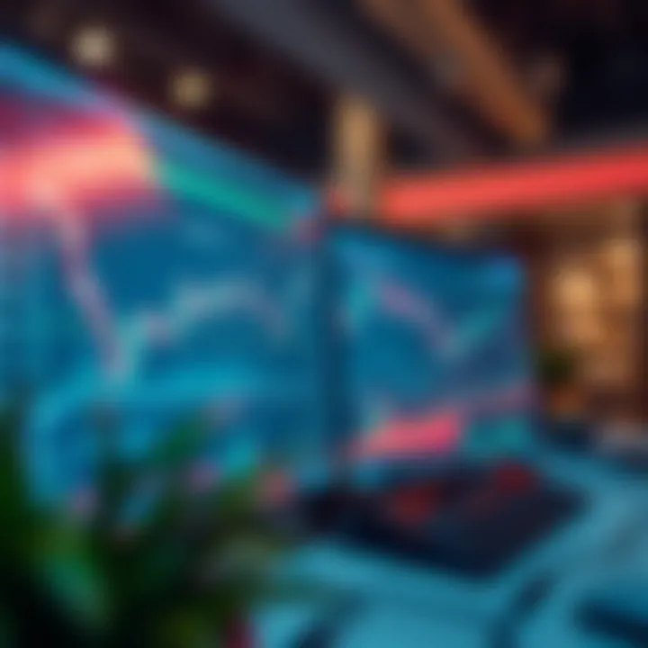 Combined view of TradingView charts integrated with Deriv trading platform showcasing essential tools and features