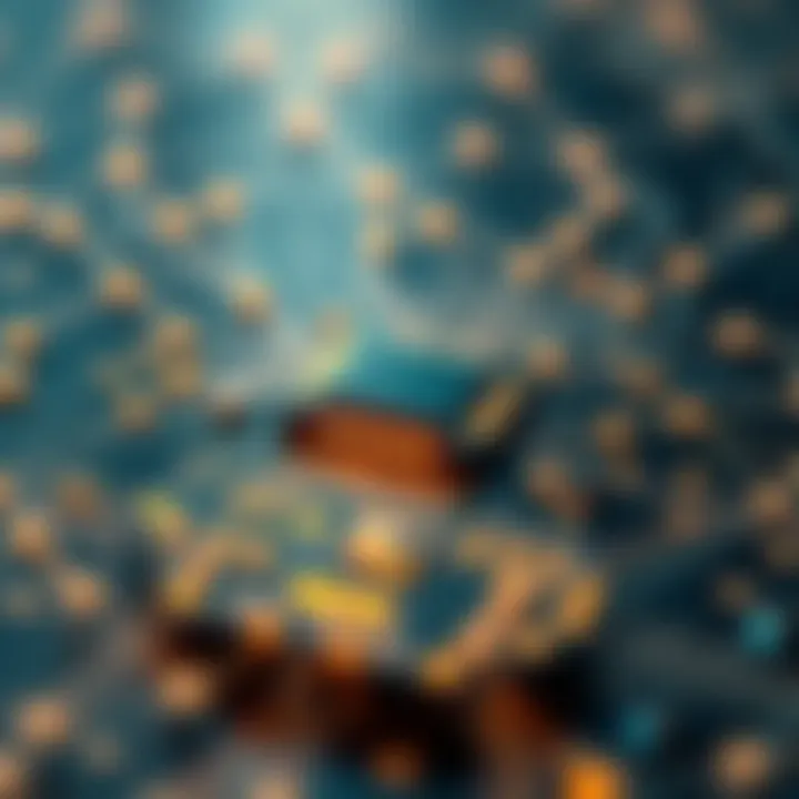 Quantum computing chip interfacing with artificial intelligence neural network visualization