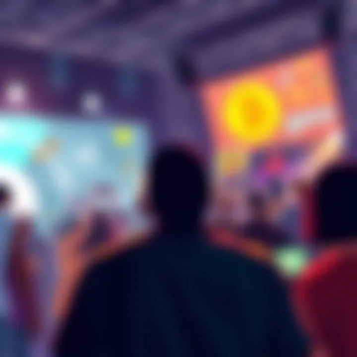 Vibrant depiction of Nigerian music culture with symbols of sound waves, trending icons, and digital connectivity
