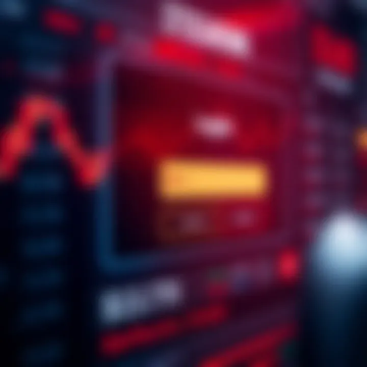 Secure login interface with username and password fields on a digital trading platform