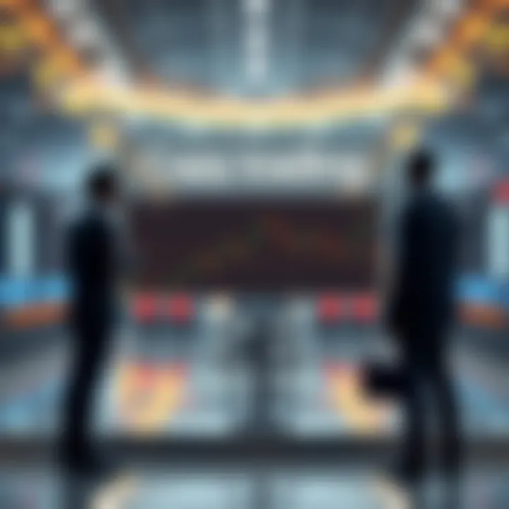 Diagram illustrating the concept of copy trading showing an investor replicating trades from a successful trader