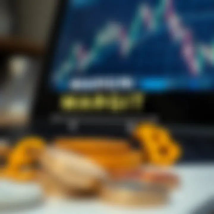 Diagram illustrating forex margin concept with forex currency symbols and leverage balance