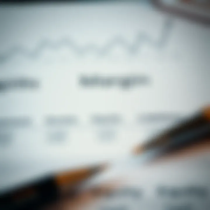 Diagram showing margin in accounting highlighting assets, liabilities, and equity relationships