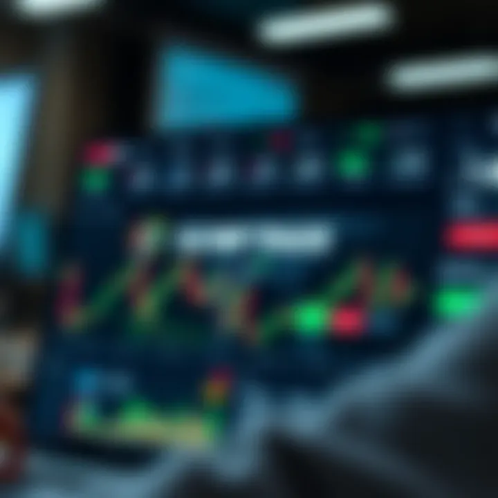 Dashboard of OlympTrade platform showing various trading options and graphical data