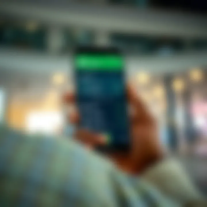 Illustration of digital banking interface showing Wise Bank features on a smartphone in Nigerian context