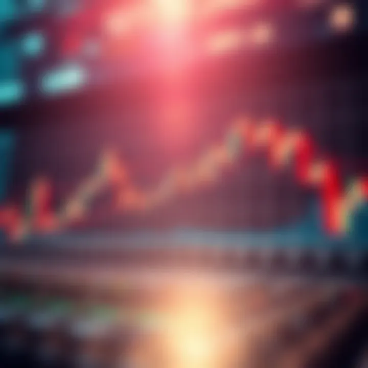 Graph showing the price fluctuations of XRP over a period with marked trends