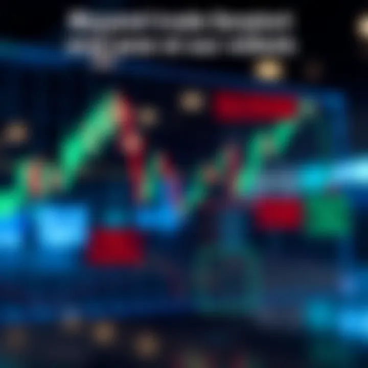 Graph illustrating binary options trading strategies applied to Volatility Index with risk management overlays