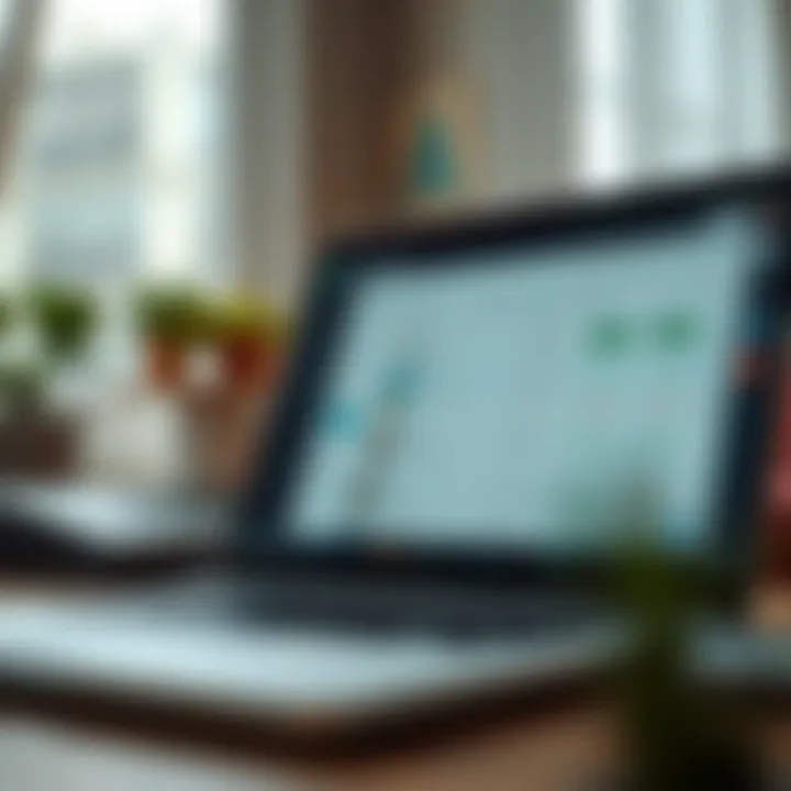 Illustration showing a laptop screen with the XM trading platform interface open, highlighting deposit options