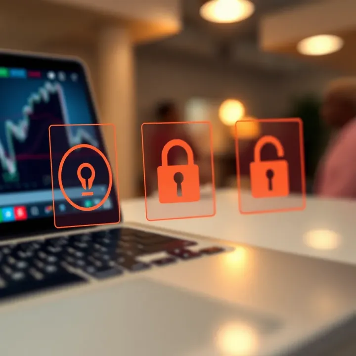 Regulations and Security in Nigerian Trading Brokers Illustration of regulatory compliance and security symbols representing trustworthy brokers in Nigeria