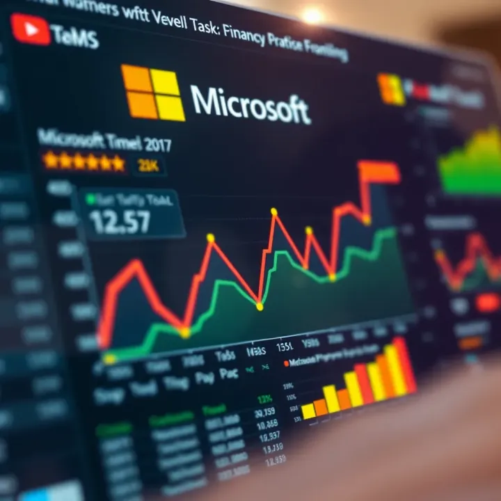 Chart illustrating Microsoft's financial performance and market influence in Nigeria's technology sector