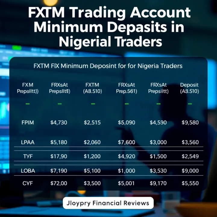 FXTM Minimum Deposit Guide for Nigerian Traders
