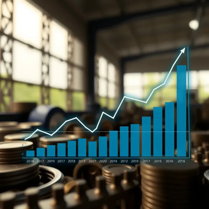 Graph showing trends and opportunities in the Nigerian metal trading sector