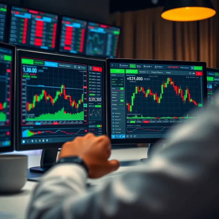 HotForex trading platforms interface showcasing charts and trading tools