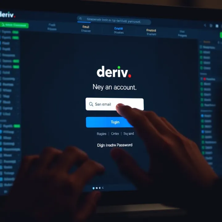 User entering email and password on login page