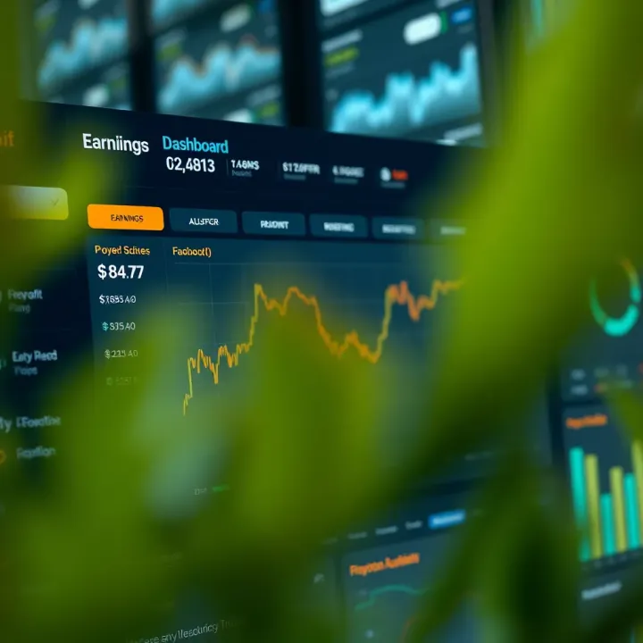 Dashboard interface displaying Bybit affiliate earnings and performance metrics