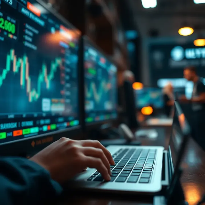 Illustration of trust and security concepts in online trading platforms