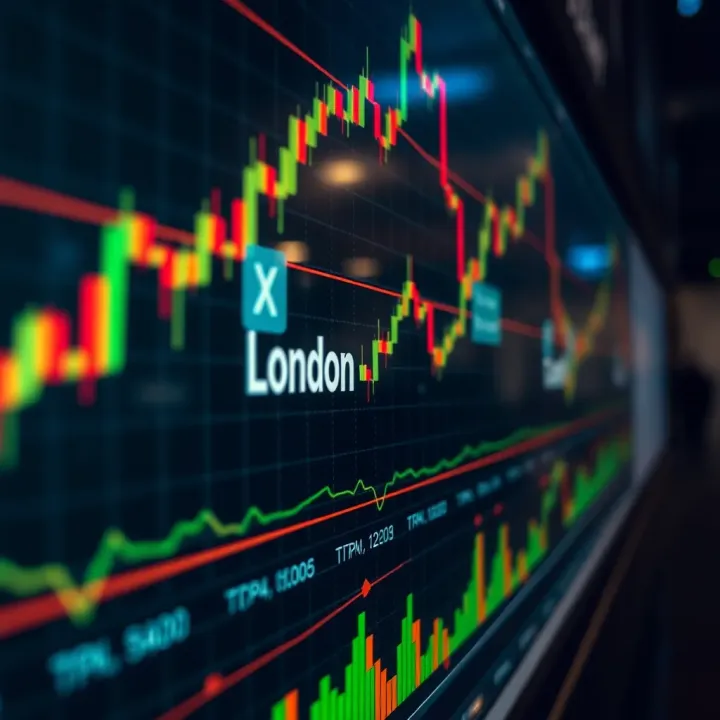 London Forex Trading Session Timing and Impact Forex market chart with highlighted London trading session period