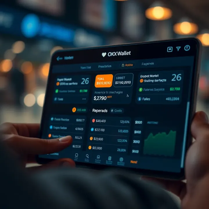 User interface of Memefi OKX Wallet showing cryptocurrency balances and transaction options