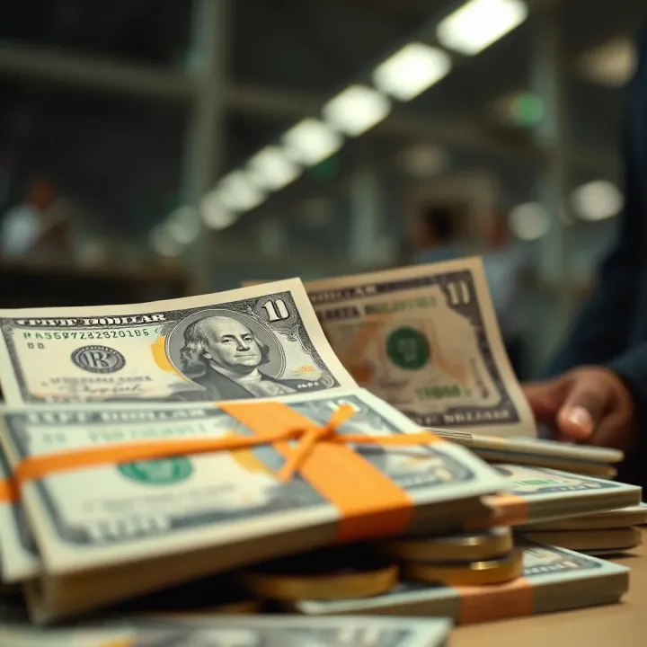 Representation of government policy impacts and international market forces on Nigeria's currency exchange