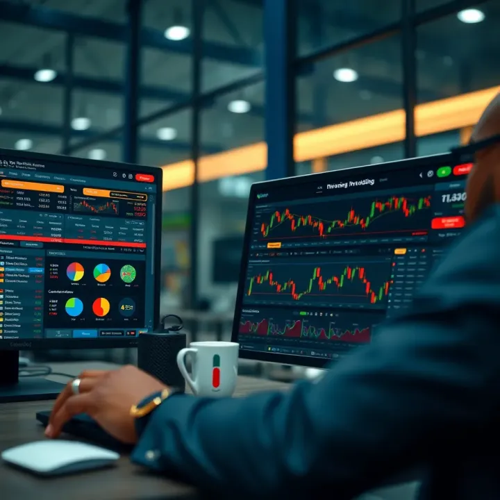Comparison of Copy Trading Platforms for Nigerian Investors Screenshot of popular copy trading platforms emphasizing user interface and trading options