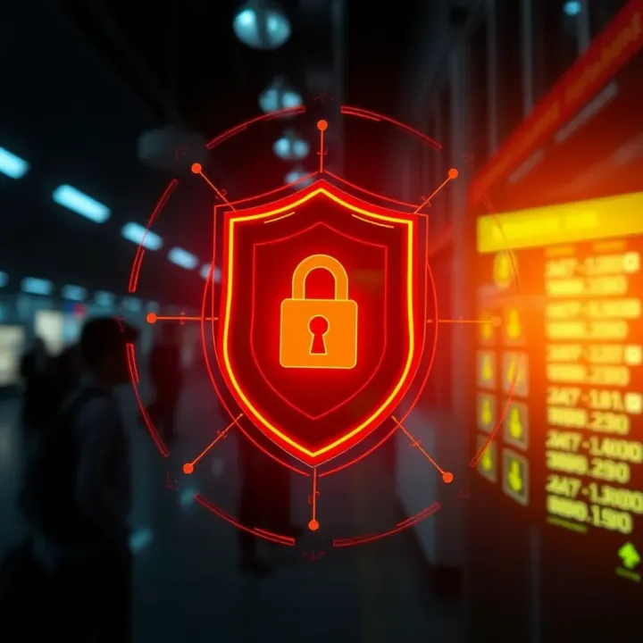 Secure digital shield icon representing platform security and data protection