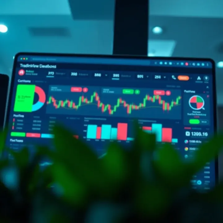 Customizable trading dashboard on TradingView highlighting tools and features for market evaluation