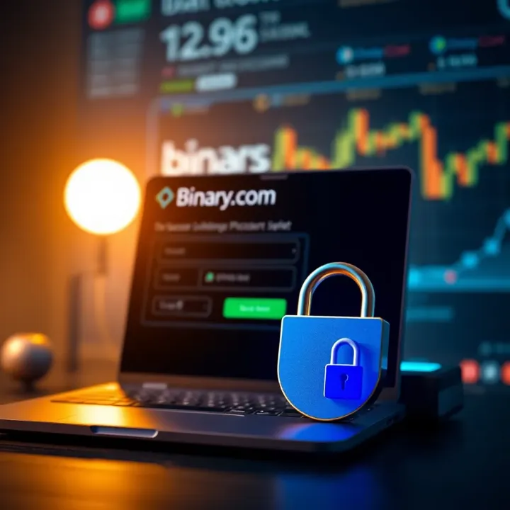Illustration of a secure account setup with shield and lock icons emphasizing online safety for Nigerian traders