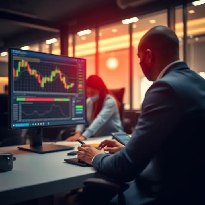 Illustration showing secure account setup and trading features for Nigerian traders using MetaTrader