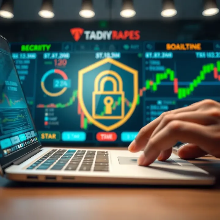 Visual representation of a secure online trading environment highlighting key features such as encryption and regulatory compliance in Nigeria
