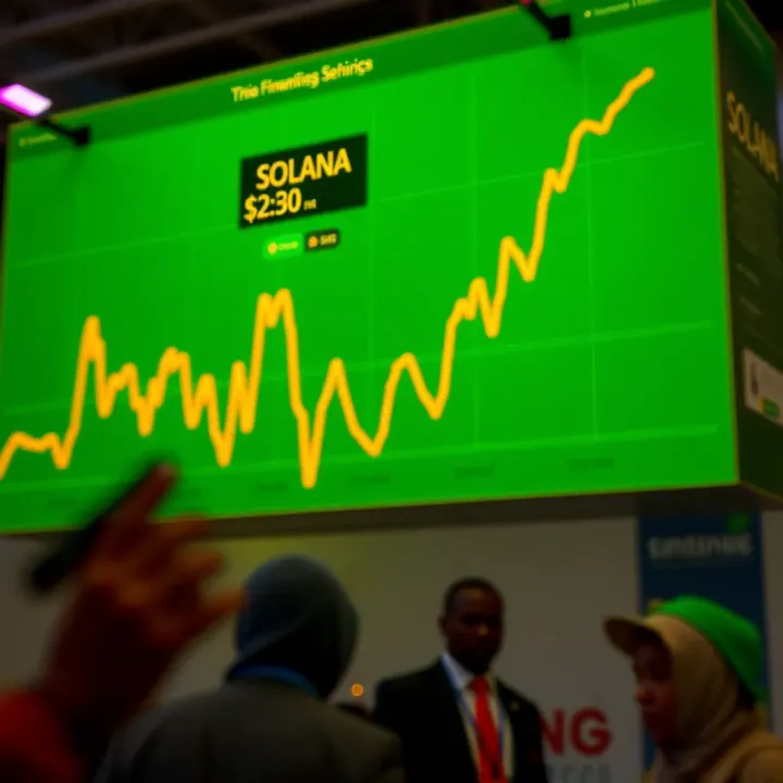Graph showing Solana price trends in Nigerian Naira