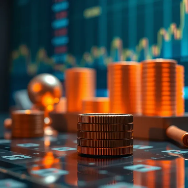 Conceptual representation of synthetic trading involving financial instruments and asset replication