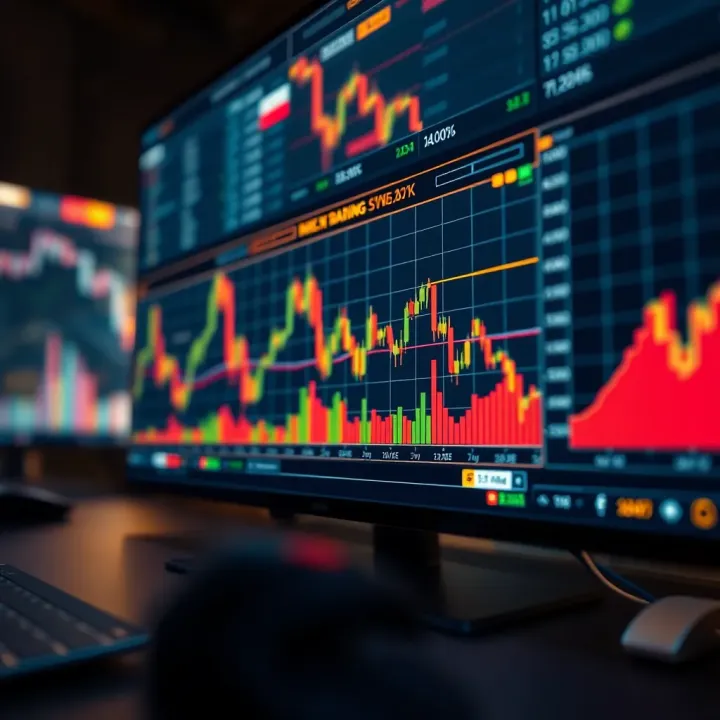 Chart depicting risk management strategies using synthetic positions in financial markets